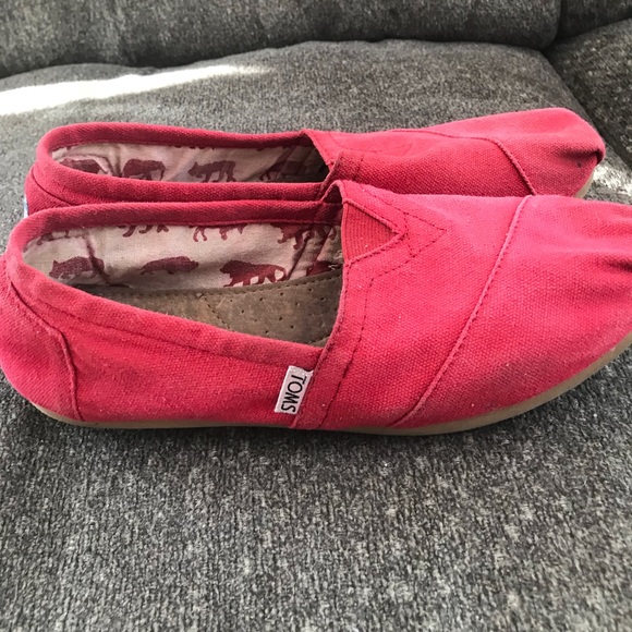 Toms Shoes - Red Toms
